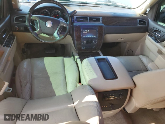 2012 GMC Yukon XL Denali with VIN 1GKS1MEF7CR173657, listed as a Copart auction lot 80273744 with 185,326 mi miles and Salvage Title. Bid and sale history available at carsss.com. Image 8.