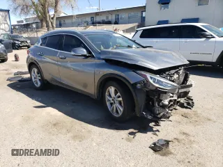 2017 Infiniti QX30 Premium with VIN SJKCH5CPXHA018911, listed as a Copart auction lot 48618365 with Not Provided miles and Salvage Title. Bid and sale history available at DreamBid. Image 4.