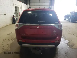 2015 Mitsubishi Outlander SE with VIN JA4AZ3A34FZ001820, listed as a Copart auction lot 53256555 with 131,124 mi miles and Salvage title. Bid and sale history available at DreamBid. Image 6.