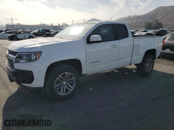 2021 Chevrolet Colorado 2WD Work Truck with VIN 1GCHSBEA5M1253048, listed as a Copart auction lot 87264394 with 23,472 mi miles and Clean title. Bid and sale history available at DreamBid. Image 1.