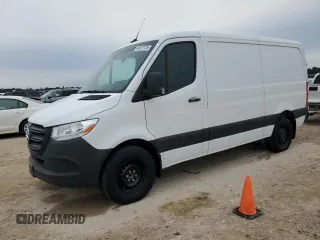 2024 Mercedes-Benz Sprinter Cargo with VIN W1Y4KBHY1RT188908, listed as a Copart auction lot 46227725 with 4,828 mi miles and Non Repairable. Bid and sale history available at carsss.com. Image 1.