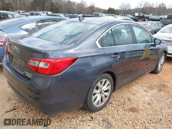 2017 Subaru Legacy Premium with VIN 4S3BNAC67H3029683, listed as a IAAI auction lot 41750895 with 102,350 mi miles. Bid and sale history available at carsss.com. Image 4.