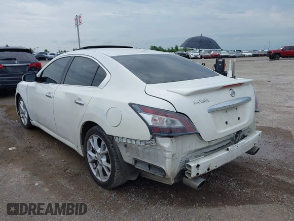 2012 Nissan Maxima SV с VIN 1N4AA5AP4CC810203, выставлен на аукционе IAAI как лот 42352937 с пробегом 221 318 миль миль и . История ставок и продаж доступна на DreamBid. Изображение 3.