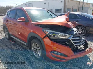 2017 Hyundai Tucson SE Plus with VIN KM8J33A49HU522995, listed as a IAAI auction lot 41846146 with 1 mi miles. Bid and sale history available at carsss.com. Image 1.