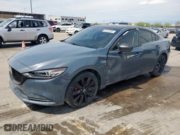 2021 Mazda 6 Carbon Edition with VIN JM1GL1WY7M1602094, listed as a Copart auction lot 50525895 with 15,214 mi miles and Salvage Title. Bid and sale history available at DreamBid. Image 1.