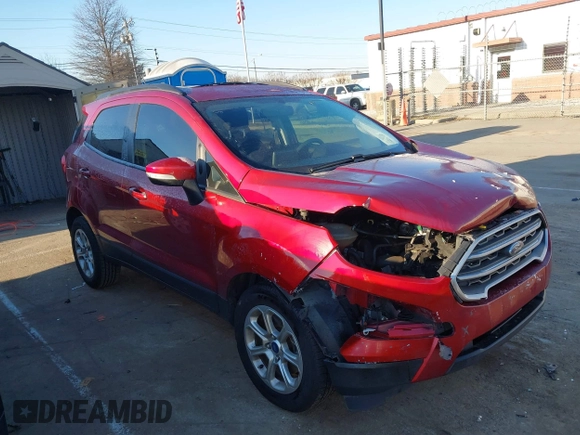 2021 Ford EcoSport SE with VIN MAJ3S2GE4MC439796, listed as a IAAI auction lot 41238032 with 59,028 mi miles and . Bid and sale history available at DreamBid. Image 13.