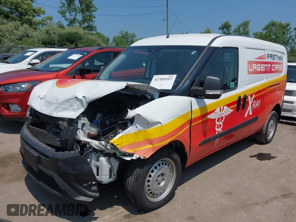 2018 Ram ProMaster City Passenger with VIN ZFBERFAB3J6H37390, listed as a IAAI auction lot 42705557 with 54,254 mi miles and . Bid and sale history available at DreamBid. Image 18.