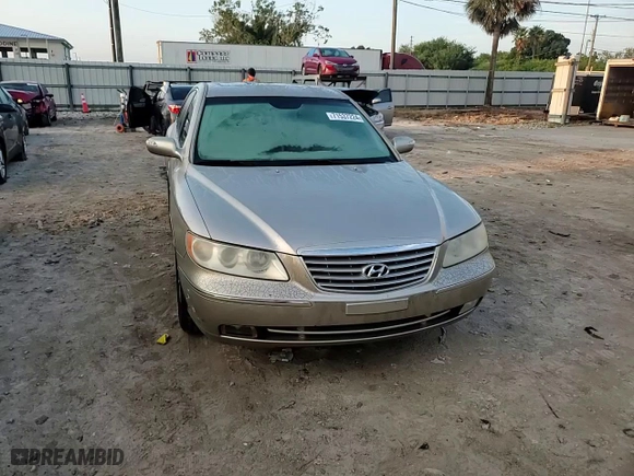 2007 Hyundai Azera SE with VIN KMHFC46F67A228508, listed as a Copart auction lot 71537224 with 123,218 mi miles and Salvage Title. Bid and sale history available at carsss.com. Image 10.