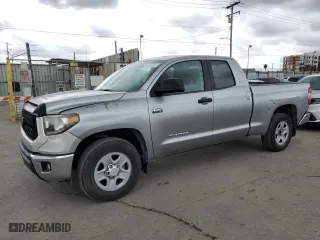 2018 Toyota Tundra 2WD SR with VIN 5TFRY5F11JX239899, listed as a Copart auction lot 53747075 with 81,513 mi miles and Salvage Title. Bid and sale history available at carsss.com. Image 1.