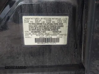 2012 Nissan Sentra SR with VIN 3N1AB6AP9CL711574, listed as a IAAI auction lot 42758339 with 219,857 mi miles and . Bid and sale history available at DreamBid. Image 9.