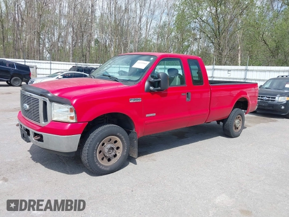 2005 Ford Super Duty F-250 XL with VIN 1FTSX21P65EA38063, listed as a IAAI auction lot 42159568 with 225,036 mi miles. Bid and sale history available at carsss.com. Image 19.