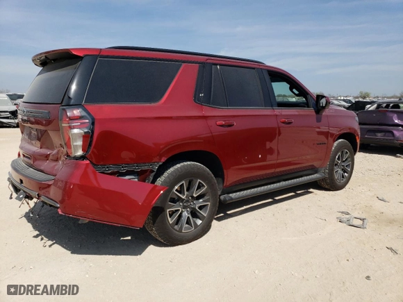 2022 Chevrolet Tahoe Z71 with VIN 1GNSKPKD9NR107263, listed as a Copart auction lot 42588853 with 17,397 mi miles. Bid and sale history available at carsss.com. Image 3.