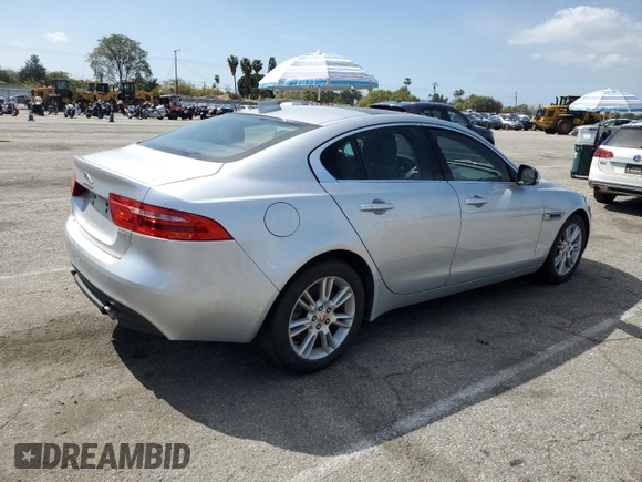 2019 Jaguar XE 25t Premium with VIN SAJAD4FX4KCP46524, listed as a Copart auction lot 49462385 with 0 mi miles and Salvage Title. Bid and sale history available at carsss.com. Image 3.