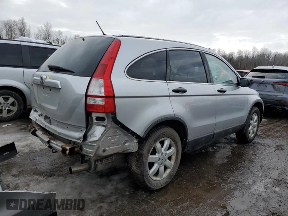 2009 Honda CR-V EX with VIN 5J6RE38519L800970, listed as a Copart auction lot 47424585 with 295,506 mi miles and Salvage Title. Bid and sale history available at carsss.com. Image 3.
