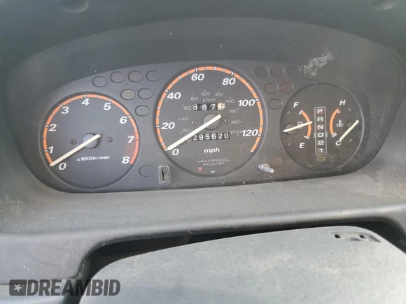 2000 Honda CR-V EX with VIN JHLRD1865YC003743, listed as a Copart auction lot 69021254 with 295,620 mi miles and Salvage Title. Bid and sale history available at carsss.com. Image 9.