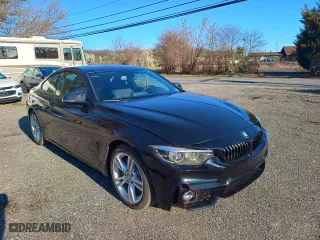 2019 BMW 4 Series 440i with VIN WBA4W7C5XKAG51908, listed as a Copart auction lot 51714295 with NaN miles and Salvage Title. Bid and sale history available at carsss.com. Image 1.