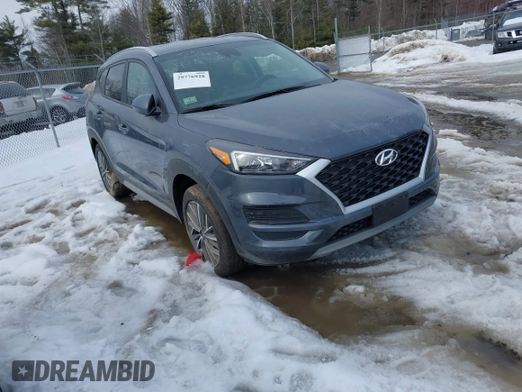 2019 Hyundai Tucson Ultimate with VIN KM8J3CAL1KU899836, listed as a IAAI auction lot 29776928 with 12,055 mi miles. Bid and sale history available at carsss.com. Image 1.