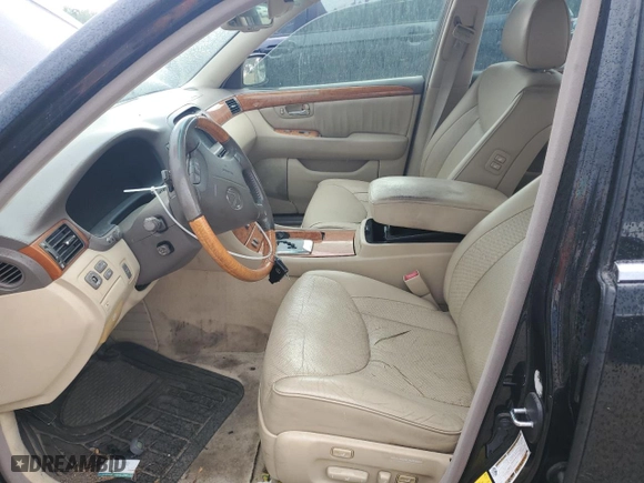 2004 Lexus LS 430 with VIN JTHBN36F940170241, listed as a Copart auction lot 54101155 with 264,471 mi miles and Clean Title. Bid and sale history available at carsss.com. Image 7.