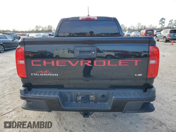 2021 Chevrolet Colorado 2WD Work Truck z VIN 1GCGSBEN1M1146030, wystawiony jako Copart lot #41635415 z przebiegiem 65 223 mil mil oraz Szkoda całkowita • Salvage title. Historia ofert i sprzedaży dostępna na DreamBid. Obrazek 6.