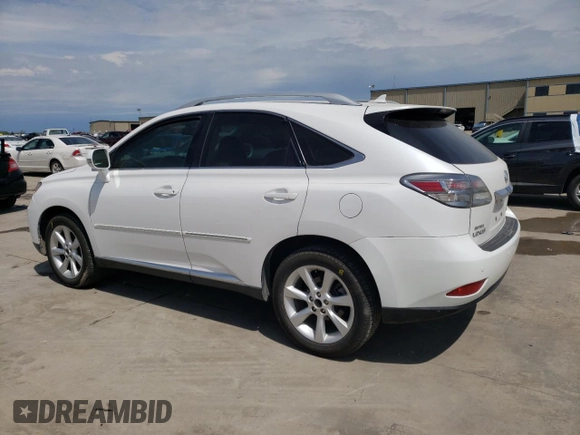 2010 Lexus RX 350 with VIN 2T2ZK1BA1AC033587, listed as a Copart auction lot 50645615 with 138,860 mi miles and Salvage Title. Bid and sale history available at DreamBid. Image 2.