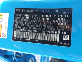 2023 Honda Civic Type R z VIN JHMFL5G46PX002181, wystawiony jako IAAI lot #41394464 z przebiegiem 15 543 mil mil oraz . Historia ofert i sprzedaży dostępna na DreamBid. Obrazek 9.