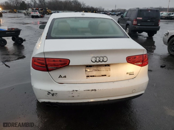 2013 Audi A4 Premium with VIN WAUBFAFL0DN026246, listed as a Copart auction lot 42875345 with 148,375 mi miles and Clean Title. Bid and sale history available at carsss.com. Image 6.
