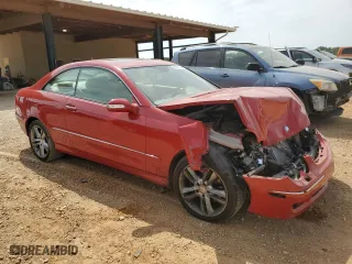 2008 Mercedes-Benz CLK-Class 3.5L with VIN WDBTJ56H48F234136, listed as a Copart auction lot 70967244 with 63,501 mi miles and Salvage Title. Bid and sale history available at carsss.com. Image 4.