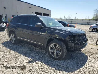 2019 Volkswagen Atlas SEL R-Line with VIN 1V2RR2CA2KC564925, listed as a Copart auction lot 56022725 with 111,822 mi miles and Salvage title. Bid and sale history available at DreamBid. Image 4.