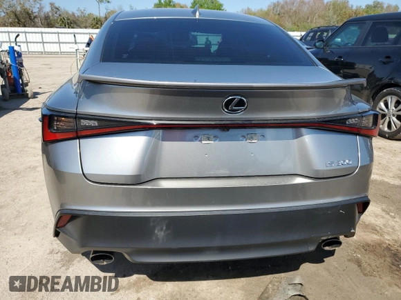 2021 Lexus IS 300 with VIN JTHAA1D22M5115970, listed as a Copart auction lot 44426264 with 24,432 mi miles and Non repairable. Bid and sale history available at DreamBid. Image 6.