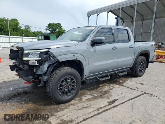 2022 Nissan Frontier SV z VIN 1N6ED1EK5NN631411, wystawiony jako Copart lot #57287645 z przebiegiem 25 027 mil mil oraz Szkoda całkowita • Salvage title. Historia ofert i sprzedaży dostępna na DreamBid. Obrazek 1.