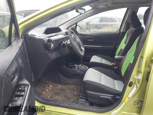 2015 Toyota Prius One with VIN JTDKDTB32F1087117, listed as a IAAI auction lot 41594117 with Not Provided miles and . Bid and sale history available at carsss.com. Image 5.