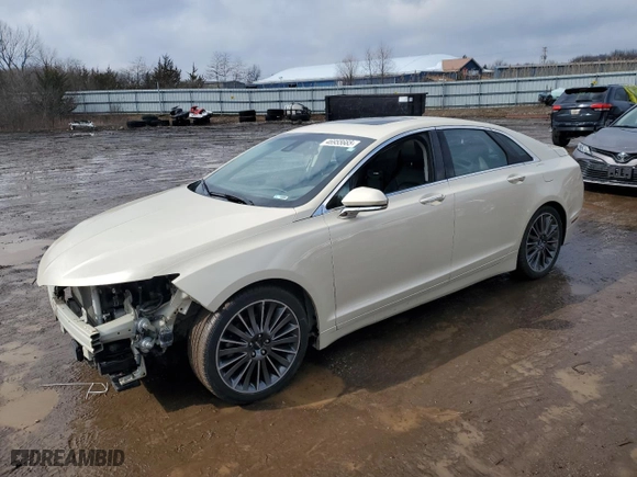 2014 Lincoln MKZ with VIN 3LN6L2J98ER826401, listed as a Copart auction lot 46955665 with NaN miles and Salvage Title. Bid and sale history available at carsss.com. Image 1.