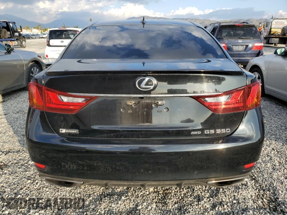 2015 Lexus GS 350 with VIN JTHCE1BL9FA007087, listed as a Copart auction lot 39426734 with 48,156 mi miles. Bid and sale history available at carsss.com. Image 6.