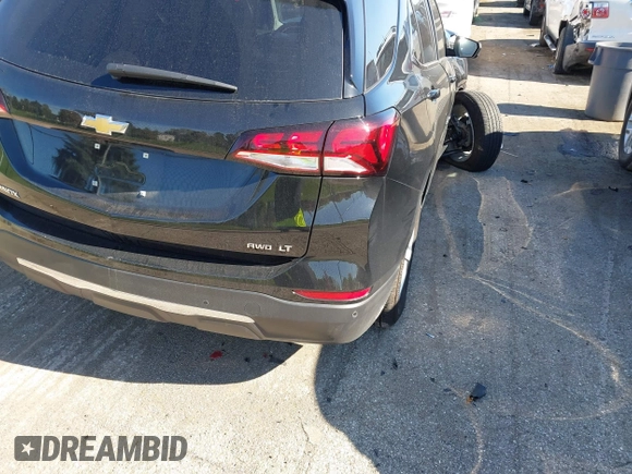 2024 Chevrolet Equinox LT with VIN 3GNAXUEG5RL321892, listed as a IAAI auction lot 40594360 with 14,935 mi miles and . Bid and sale history available at DreamBid. Image 4.