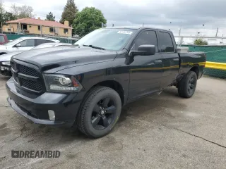 2014 Ram 1500 Express with VIN 1C6RR7FT1ES262250, listed as a Copart auction lot 62133795 with 292,270 mi miles and Salvage title. Bid and sale history available at DreamBid. Image 1.
