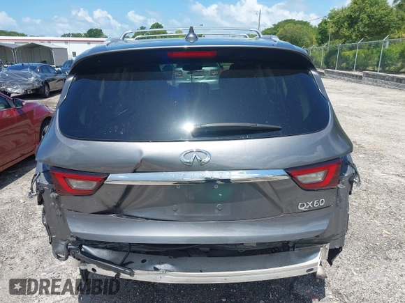 2019 Infiniti QX60 Pure with VIN 5N1DL0MNXKC512120, listed as a IAAI auction lot 42552676 with 88,944 mi miles and . Bid and sale history available at DreamBid. Image 16.