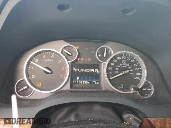2016 Toyota Tundra 4WD Truck Platinum with VIN 5TFAW5F10GX513797, listed as a Copart auction lot 45133505 with 138,336 mi miles and Salvage Title. Bid and sale history available at carsss.com. Image 9.