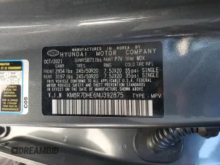 2022 Hyundai Palisade Calligraphy z VIN KM8R7DHE6NU392875, wystawiony jako Copart lot #48291705 z przebiegiem 21 152 mil mil oraz Szkoda całkowita • Salvage title. Historia ofert i sprzedaży dostępna na DreamBid. Obrazek 13.