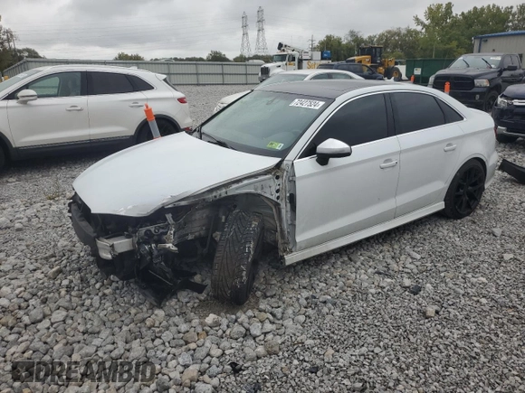 2015 Audi S3 2.0T Premium Plus with VIN WAUBFGFFXF1130153, listed as a Copart auction lot 72427524 with 135,974 mi miles and Salvage Title. Bid and sale history available at carsss.com. Image 1.