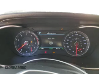 2019 Genesis G70 Advanced with VIN KMTG44LA1KU044908, listed as a Copart auction lot 76779574 with 51,678 mi miles and Salvage title. Bid and sale history available at DreamBid. Image 9.