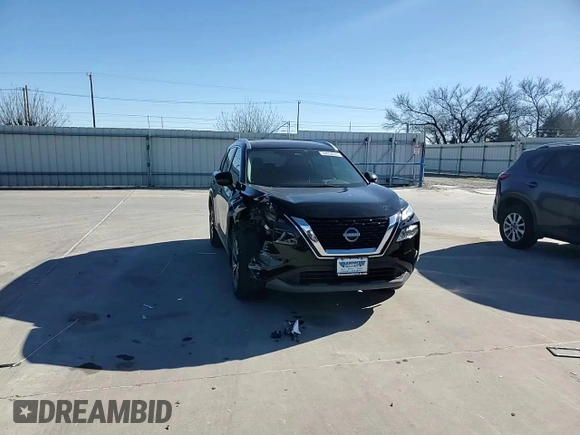 2022 Nissan Rogue SV with VIN 5N1BT3BB3NC724489, listed as a Copart auction lot 42654825 with 37,575 mi miles and Salvage Title. Bid and sale history available at DreamBid. Image 11.