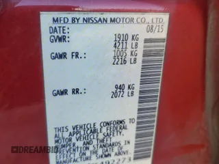 2015 Nissan Altima S with VIN 1N4AL3AP7FC492273, listed as a Copart auction lot 52387645 with 170,356 mi miles and Salvage Title. Bid and sale history available at DreamBid. Image 12.