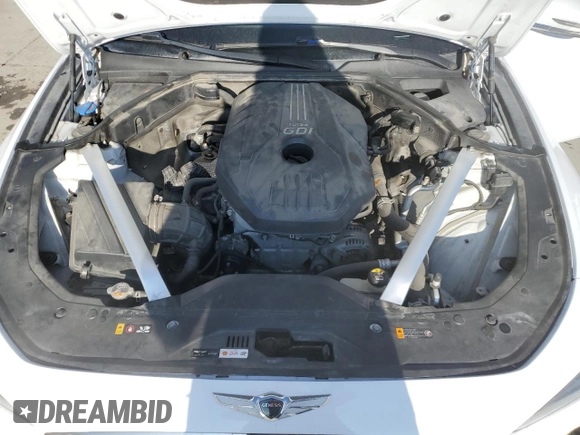 2019 Genesis G70 2.0T Sport with VIN KMTG24LA5KU027258, listed as a Copart auction lot 88981855 with 41,826 mi miles and Salvage Title. Bid and sale history available at carsss.com. Image 11.