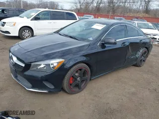 2018 Mercedes-Benz CLA with VIN WDDSJ4GB8JN605978, listed as a IAAI auction lot 41664999 with 59,527 mi miles. Bid and sale history available at carsss.com. Image 2.