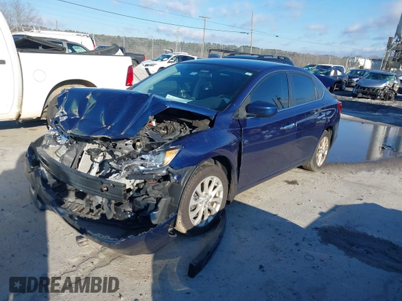 2018 Nissan Sentra SV with VIN 3N1AB7AP3JL623350, listed as a IAAI auction lot 38741920 with 65,230 mi miles. Bid and sale history available at carsss.com. Image 2.