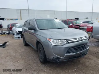 2014 Mitsubishi Outlander ES with VIN JA4AD2A35EZ010257, listed as a IAAI auction lot 41742733 with 161,591 mi miles. Bid and sale history available at carsss.com. Image 1.