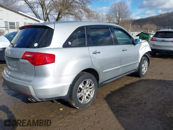 2007 Acura MDX with VIN 2HNYD28287H500383, listed as a IAAI auction lot 41443014 with 97,936 mi miles. Bid and sale history available at carsss.com. Image 4.