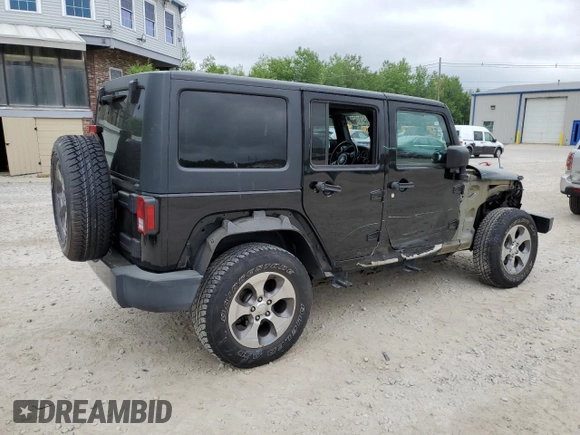 2018 Jeep Wrangler JK Unlimited Sahara with VIN 1C4HJWEG3JL921167, listed as a Copart auction lot 57310714 with 59,110 mi miles and Salvage Title. Bid and sale history available at carsss.com. Image 3.