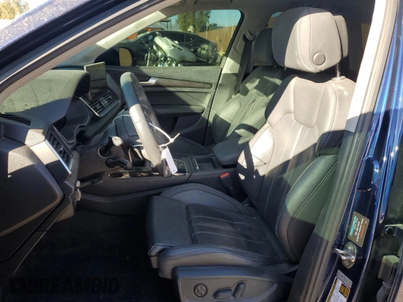 2022 Audi Q5 S line Prestige with VIN WA1FAAFY4N2007744, listed as a Copart auction lot 88791355 with 58,135 mi miles and Salvage Title. Bid and sale history available at carsss.com. Image 7.
