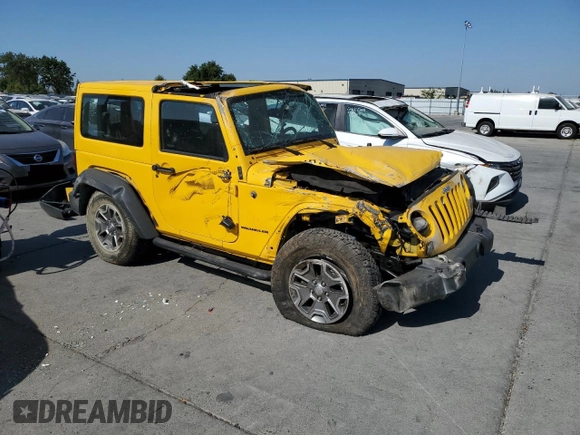 2015 Jeep Wrangler Rubicon with VIN 1C4BJWCGXFL559838, listed as a Copart auction lot 63685704 with 97,917 mi miles and Non repairable. Bid and sale history available at DreamBid. Image 4.